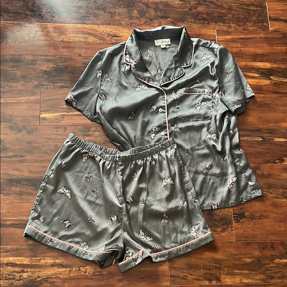Como Women’s Pajamas Silky Shorts Set